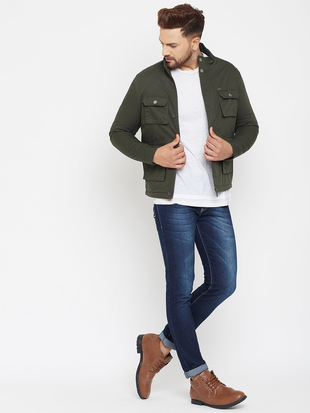 Olive Jacket - Men Jacket