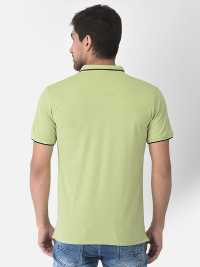 Light Green Polo T-Shirt - Men T-Shirts