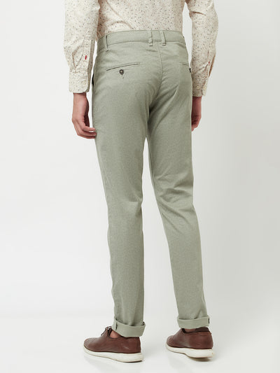 Olive Trousers-Men Trousers-Crimsoune Club