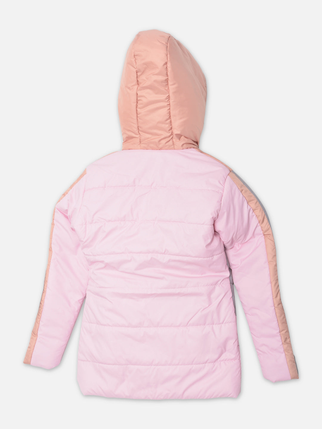 Multi Colourblocked Hooded Jacket - Girls Jackets