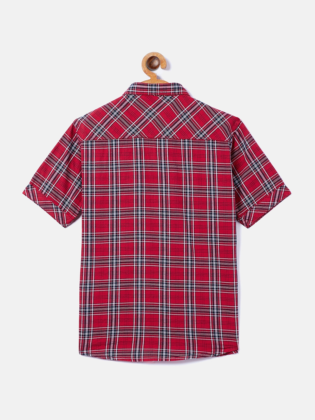 Red Checked Causal Shirt - Boys Shirts