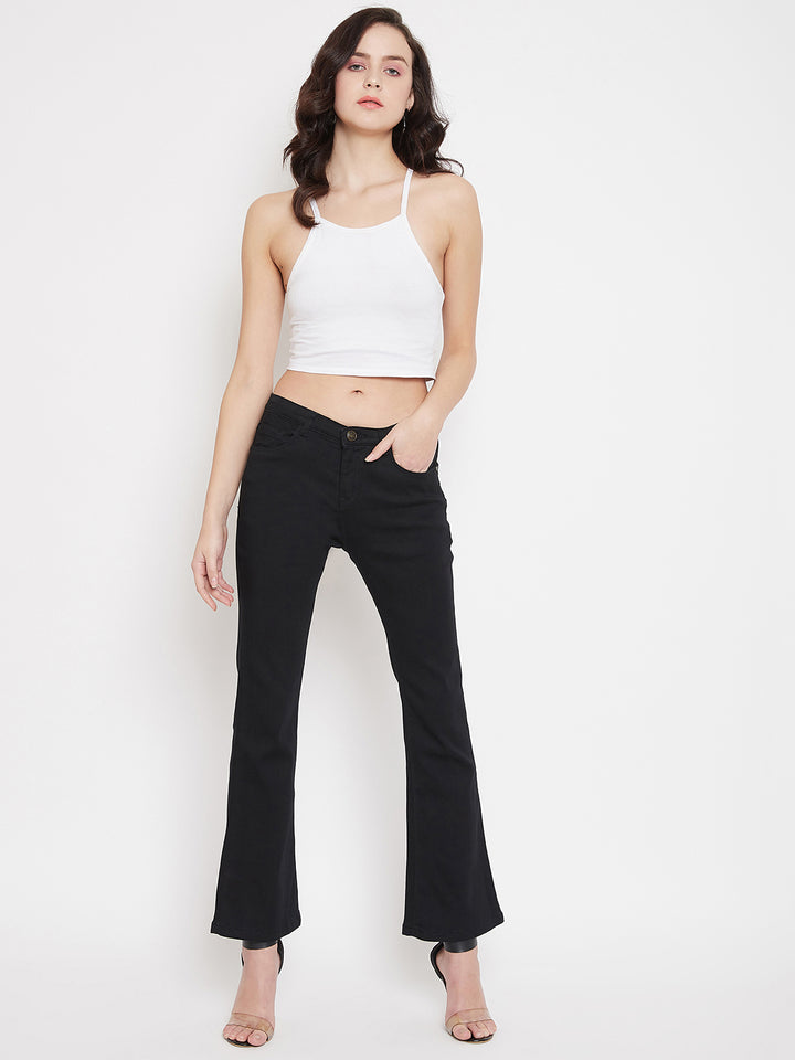Black Bootcut Jeans - Women Jeans