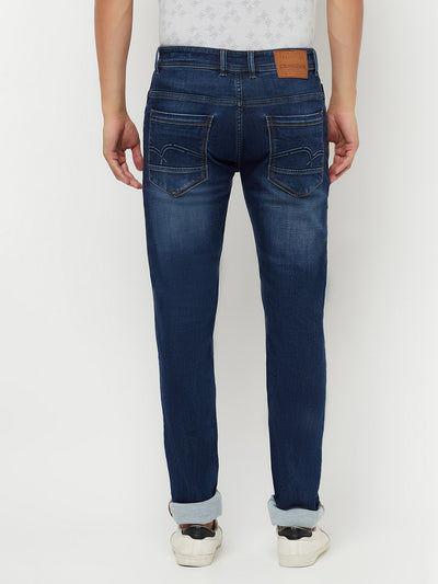 Blue Light Fade Jeans - Men Jeans