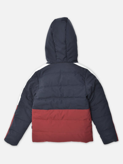 Multi Colourblocked Hooded Jacket - Boys Jacket