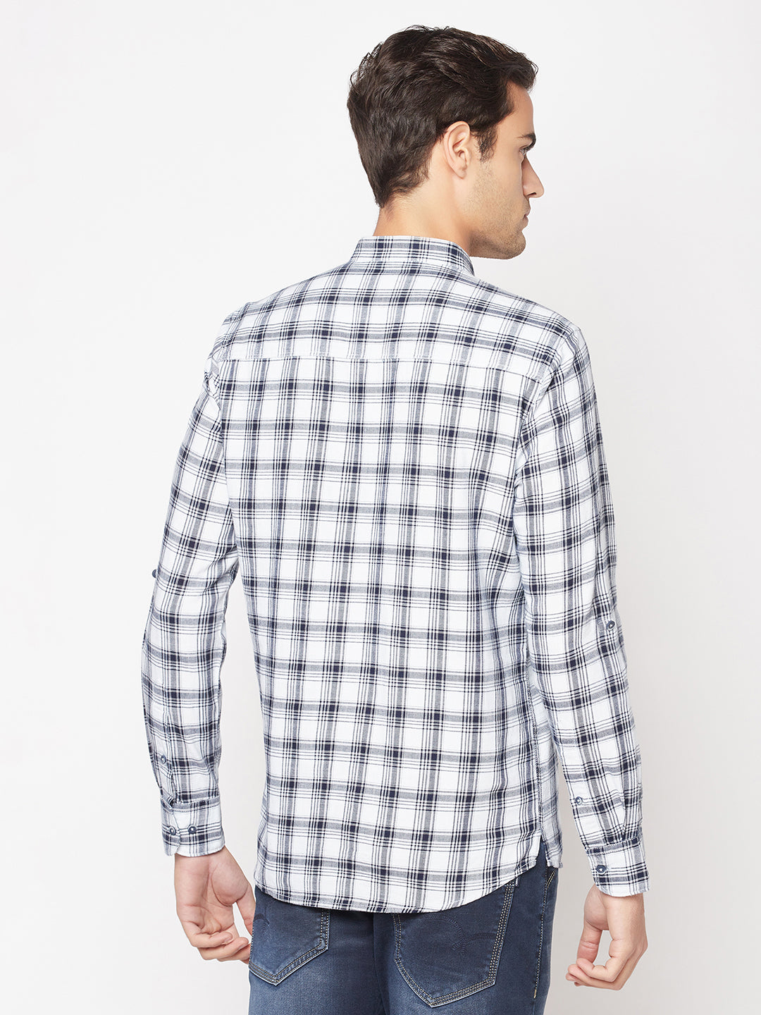  White Checkered Shirt