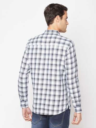  White Checkered Shirt