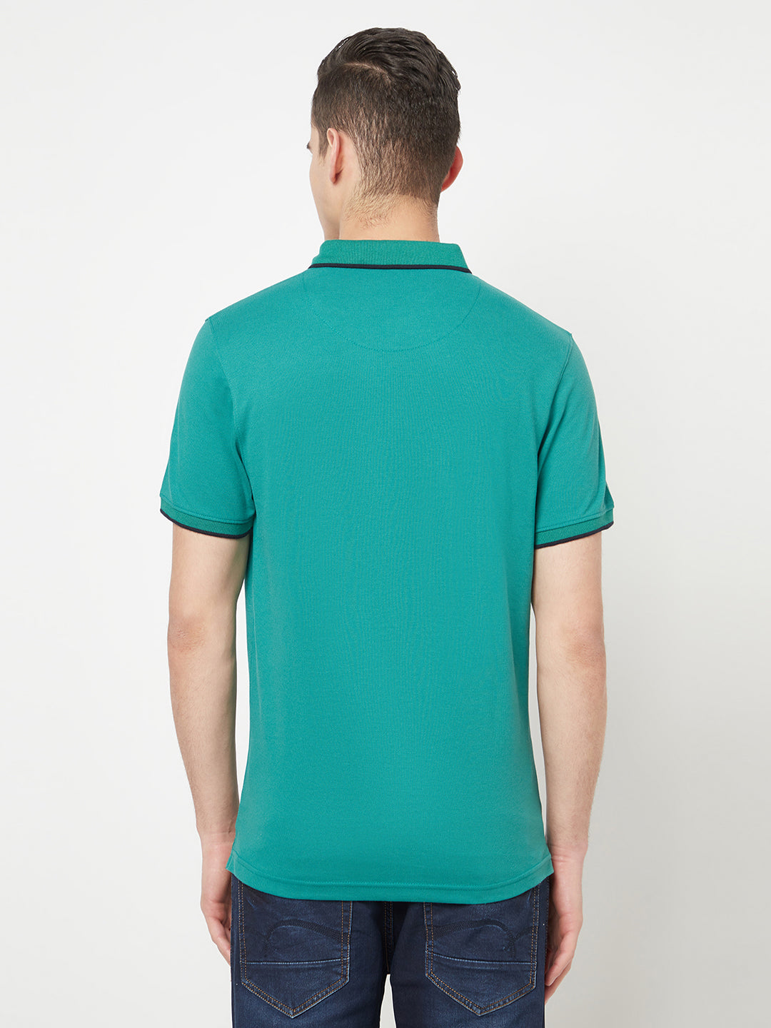 Green Polo T-Shirt - Men T-Shirts