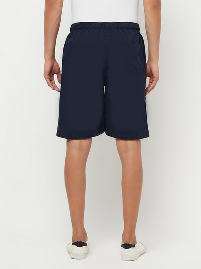 Navy Blue Lounge Shorts - Men Lounge Shorts