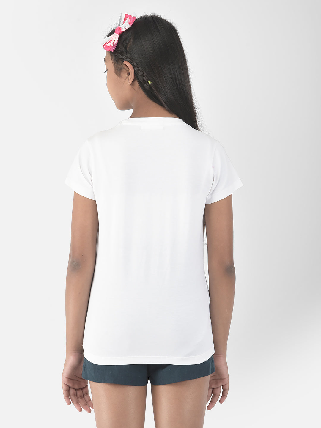  White Butterfly T-Shirt