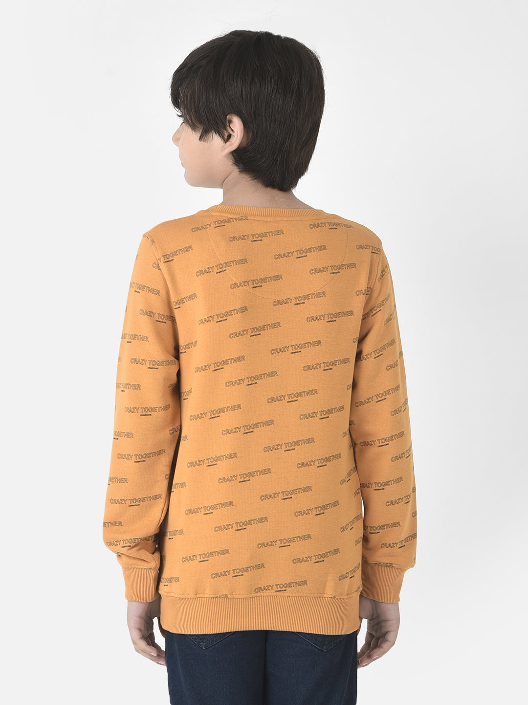  Mustard Crazy Together Sweatshirt