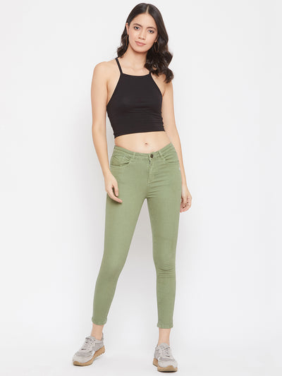 Olive Denim Superskinny - Women Jeans