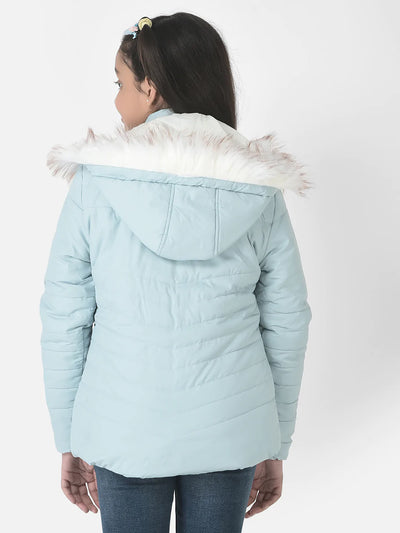  Sky Blue Padded Jacket