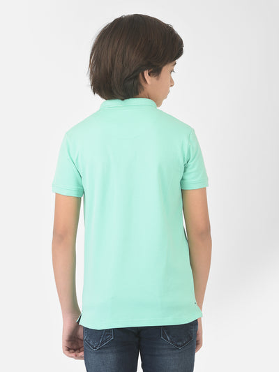 Mint Green Polo T-shirt - Boys T-Shirts