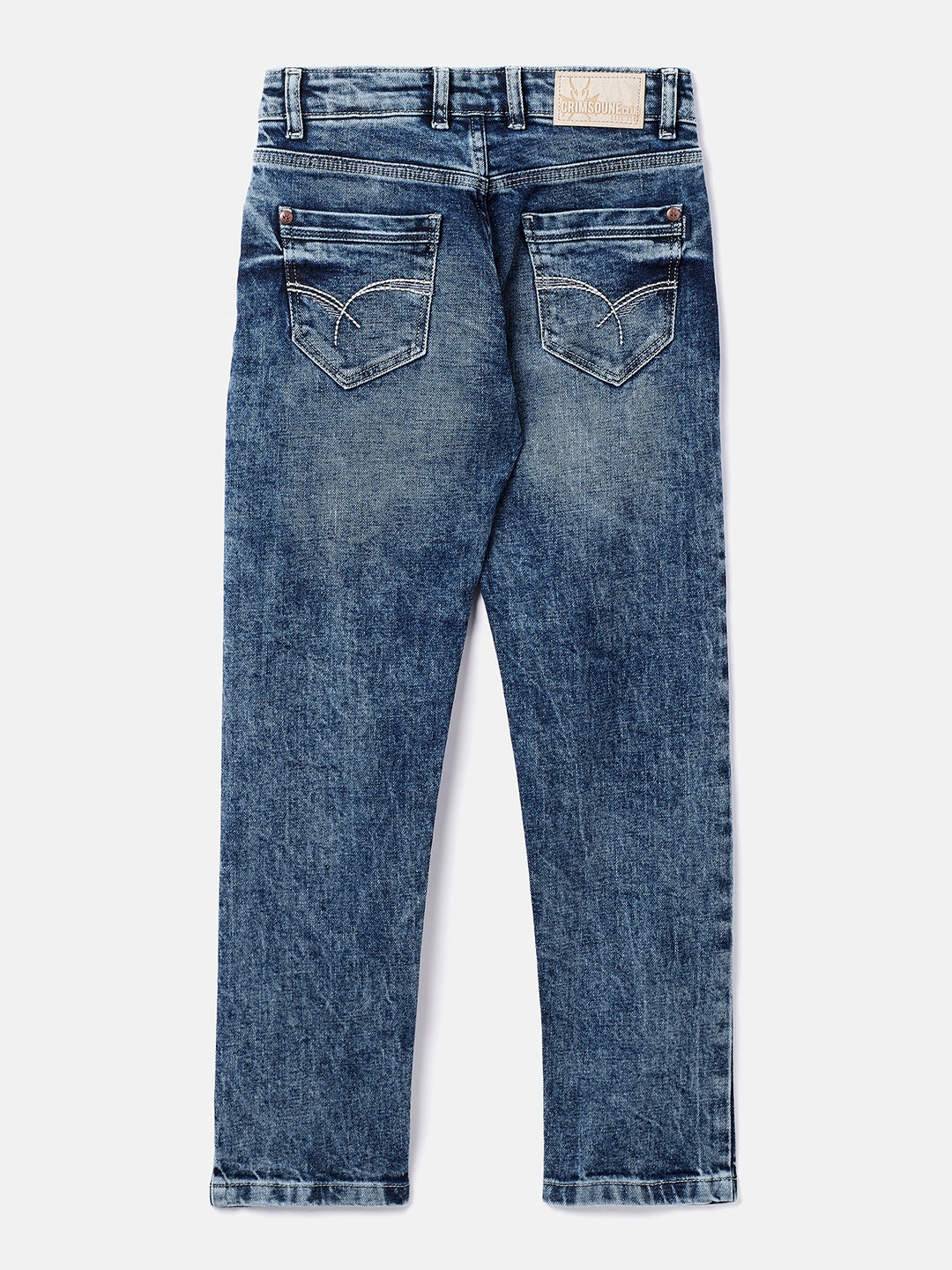 Blue Washed Jeans - Boys Jeans
