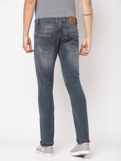  Stone-Wash Grey Denims