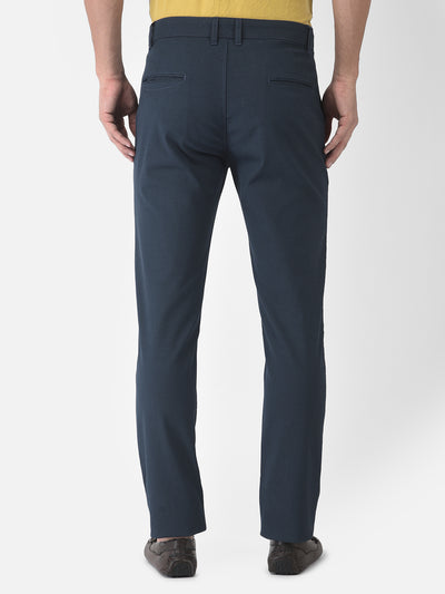 Navy Blue Trousers - Men Trousers