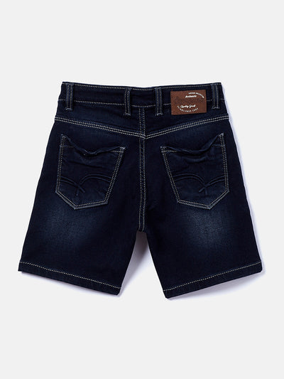 Navy Blue Denim Shorts - Boys Shorts