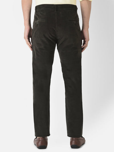  Olive Trousers in Corduroy