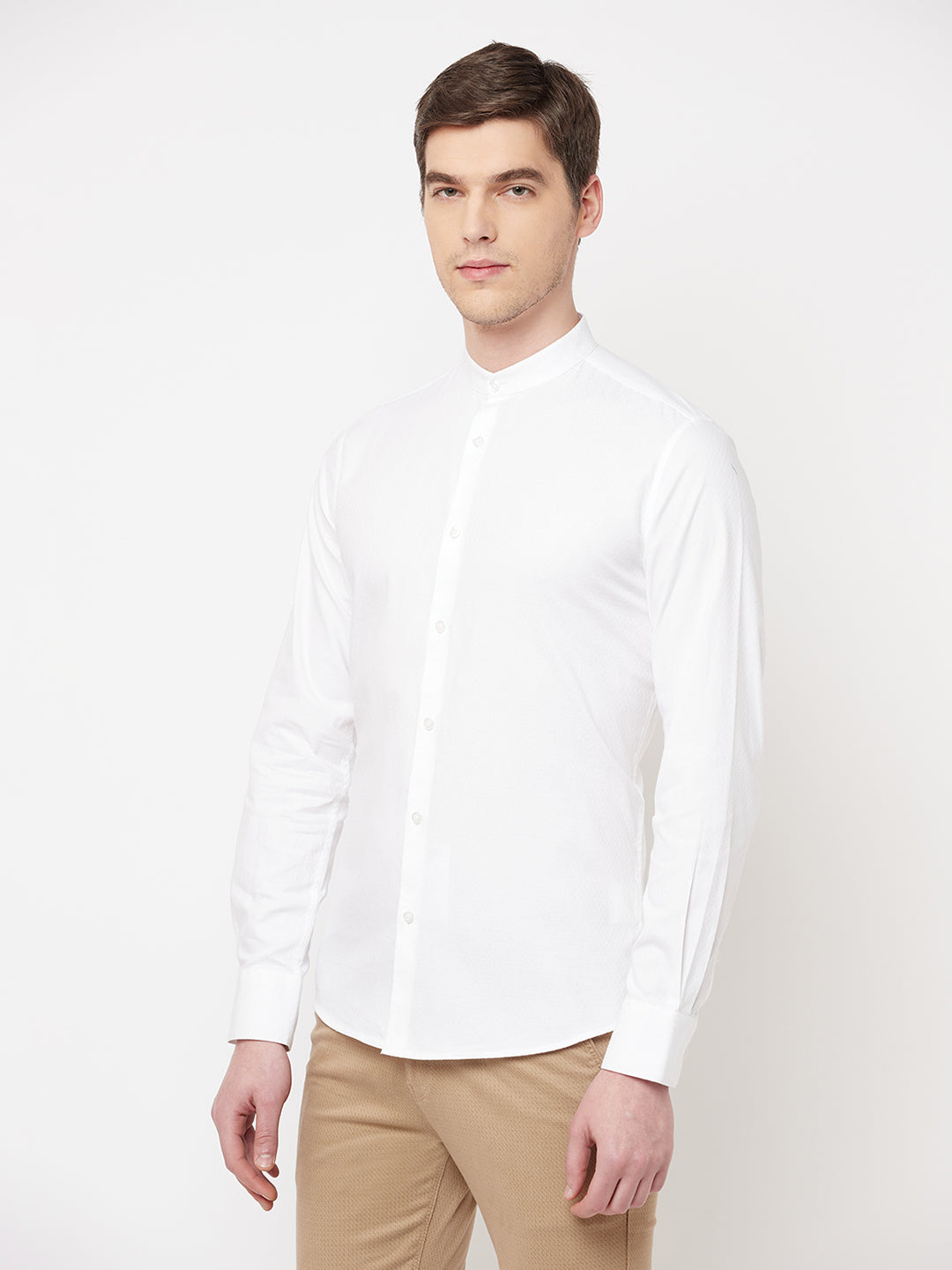 White Casual Shirt - Men Shirts