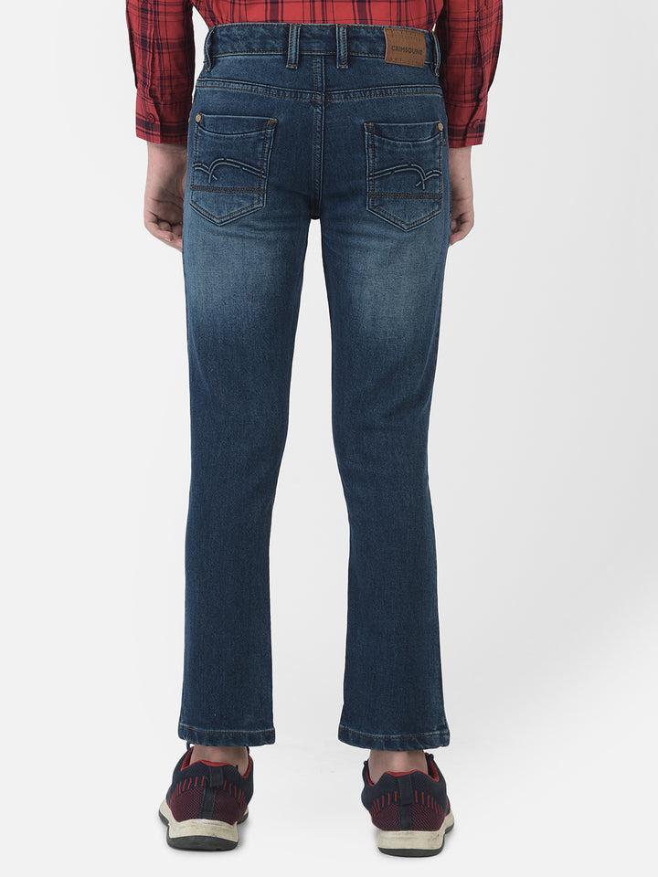 Lightly Fade Blue Jeans - Boys Jeans