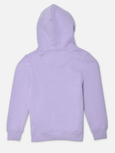 Purple Hooded Sweatshirt - Girls Sweatshirts