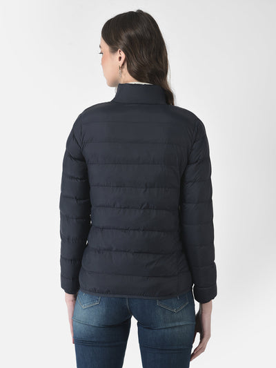  Navy Blue Quilted Jacket 