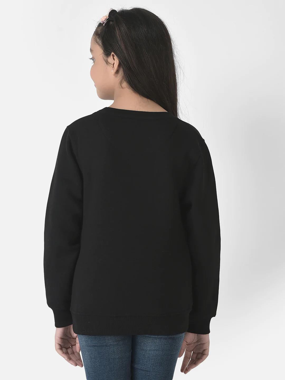  Black Brand-Logo Sweatshirt