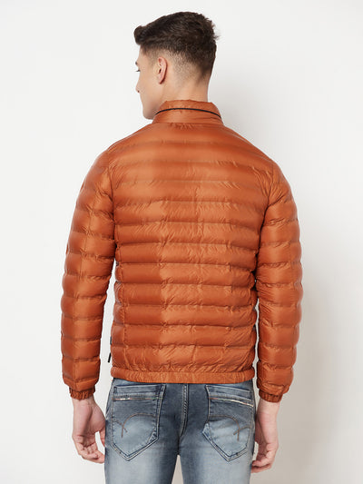 Brown Puffer Jacket - Men Jacket