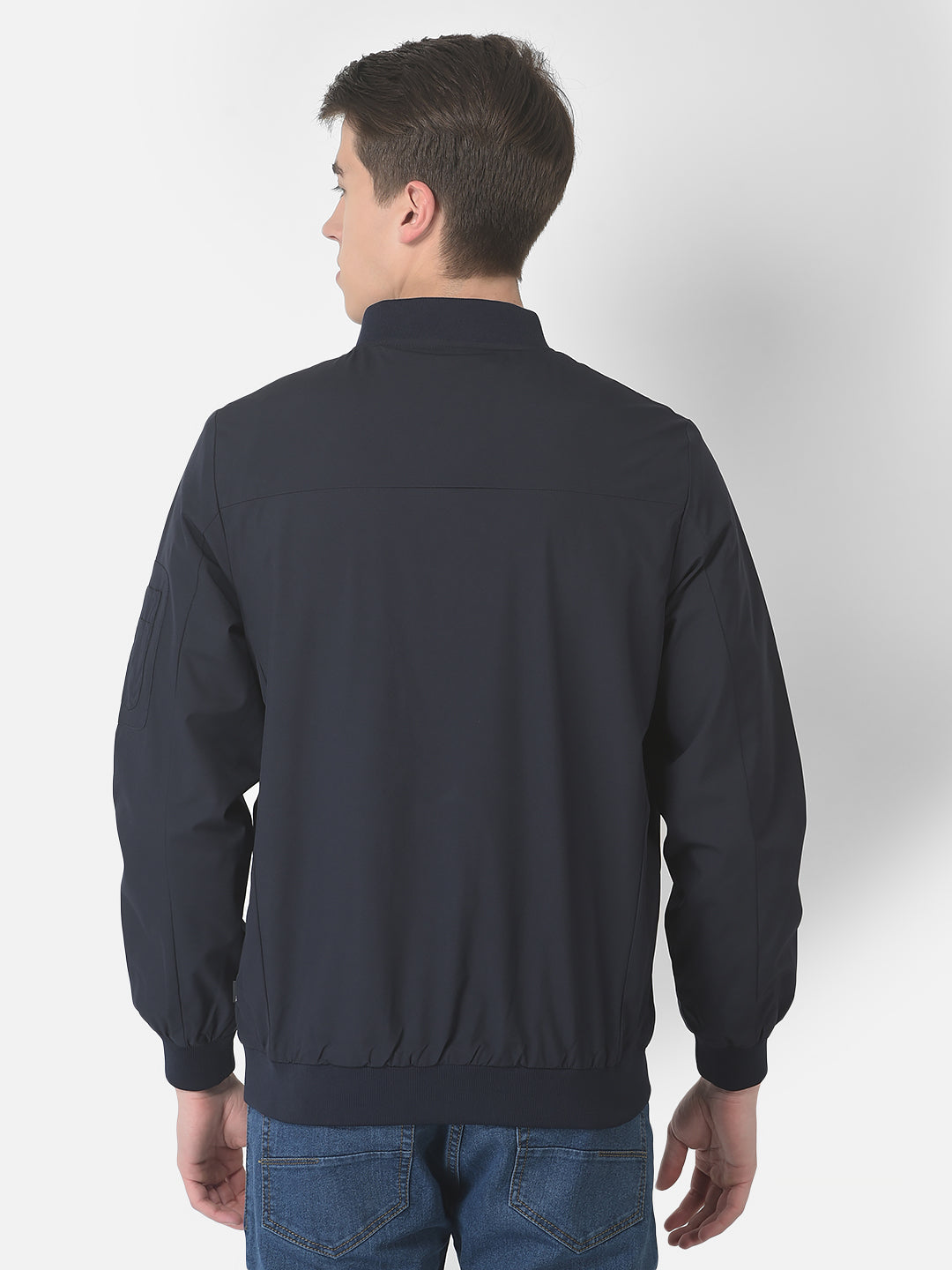  Navy Blue Bomber Jacket