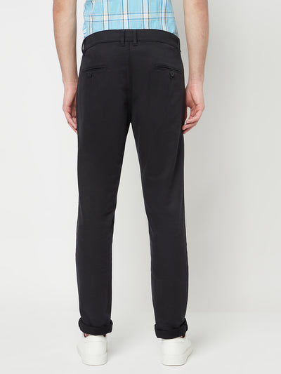 Black Casual Trousers - Men Trousers