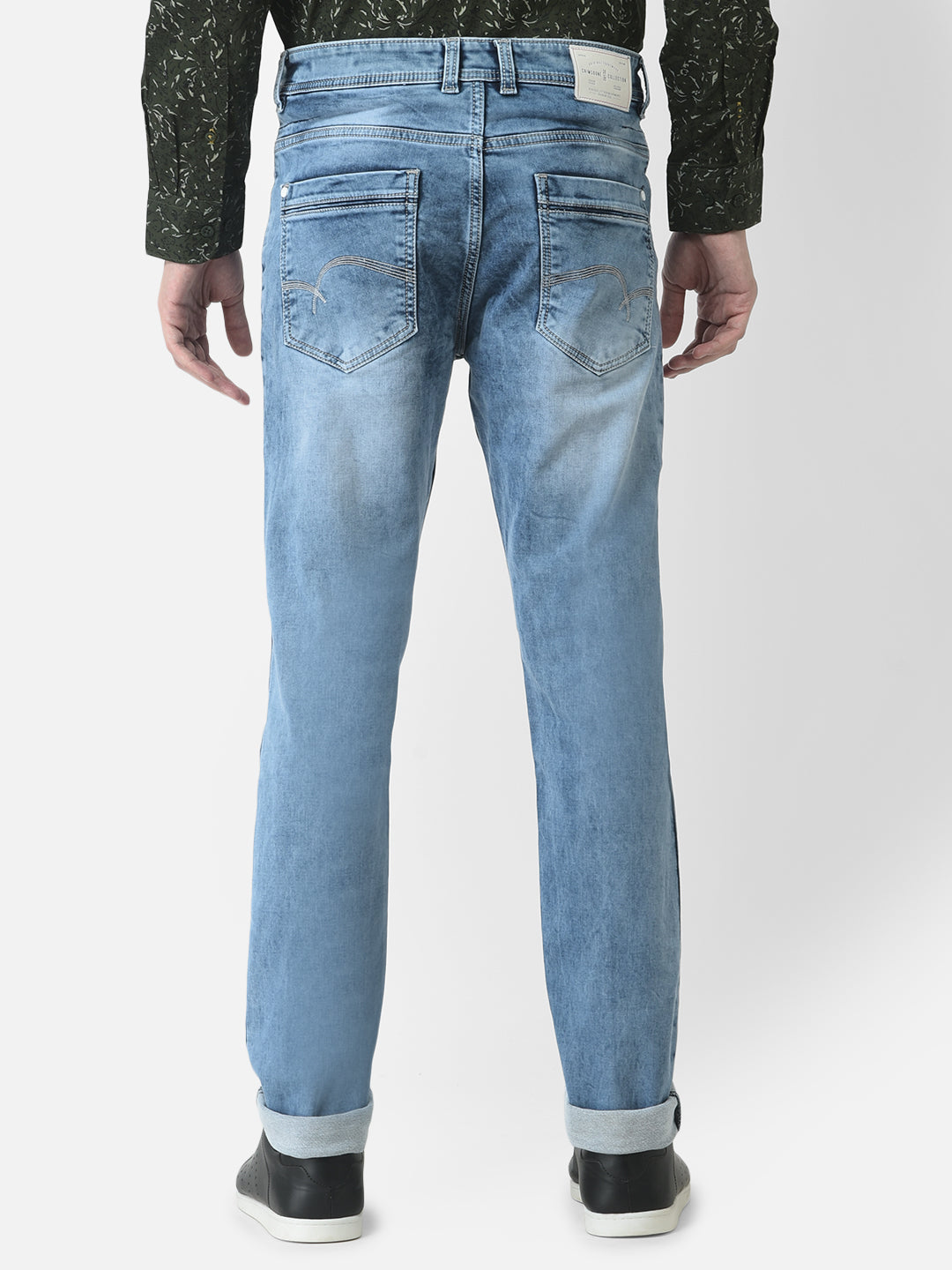 Light Blue Jeans in Slim Cut 
