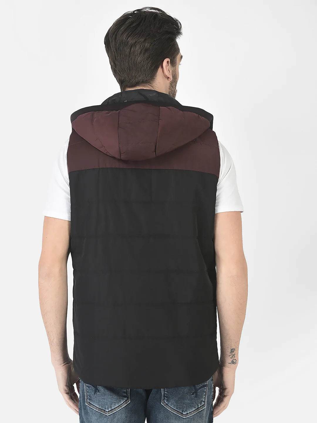  Black Padded Gilet 