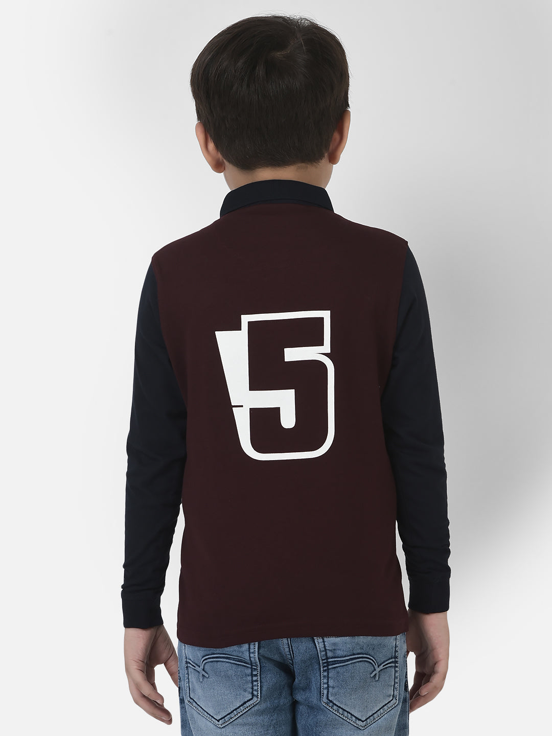 Long-Sleeved Polo T-Shirt with Logo Detailing 