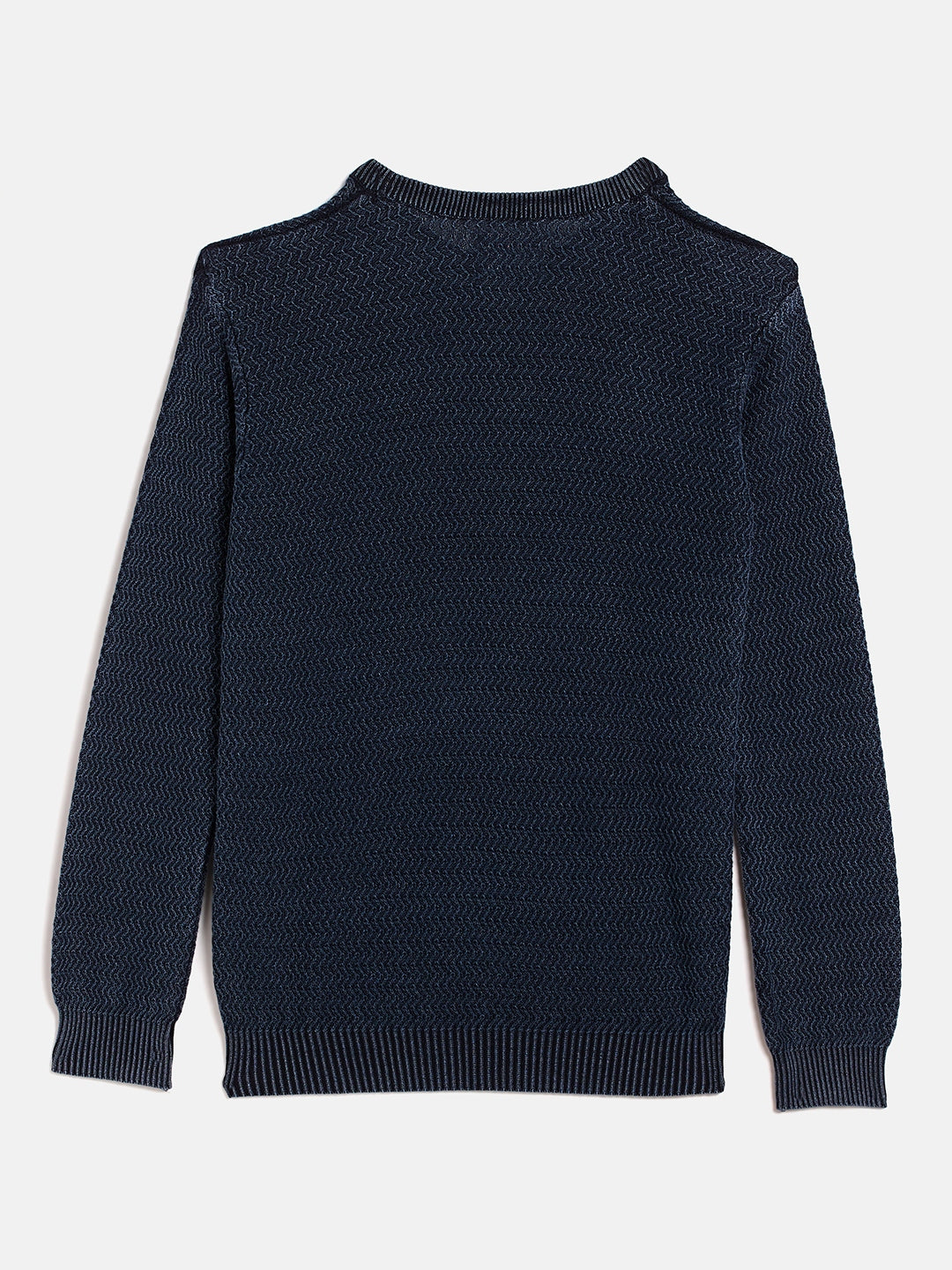 Blue Round Neck Sweater - Boys Sweaters
