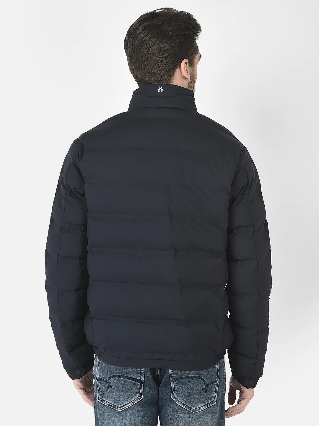 Blue Quilted Jacket 