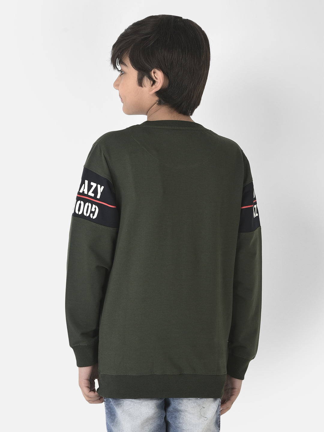  Olive Green Distraction Sweatshirt