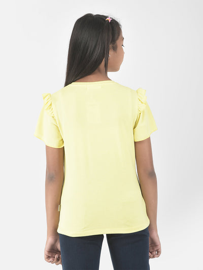  Lime Yellow Donut T-Shirt