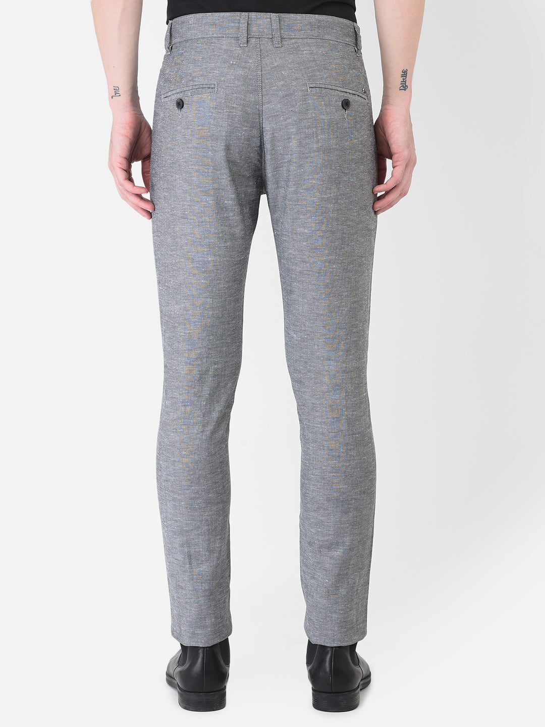 Grey Trousers - Men Trousers