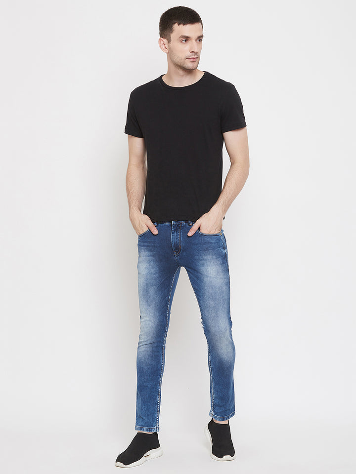 Blue Slim Fit Jeans - Men Jeans