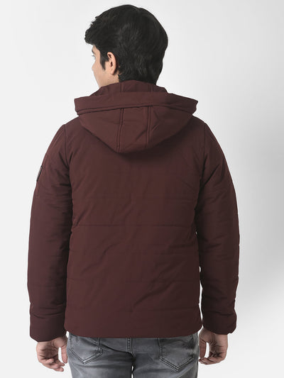  Maroon Light Padding Jacket