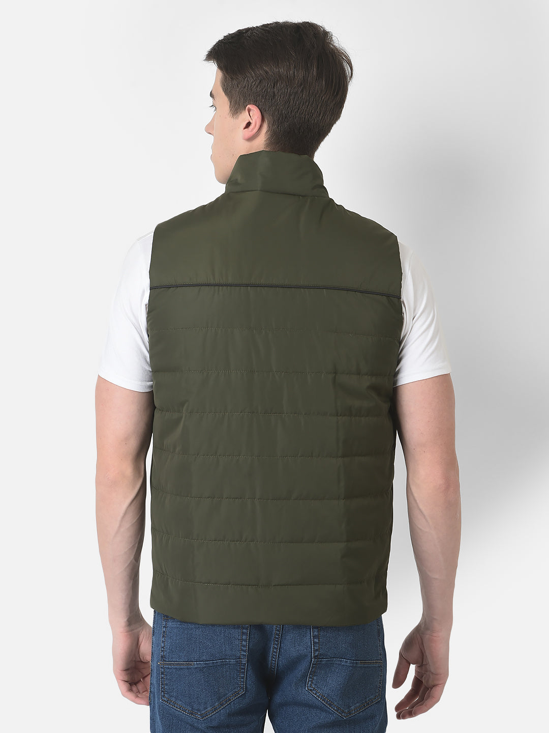  Olive Padded Gilet