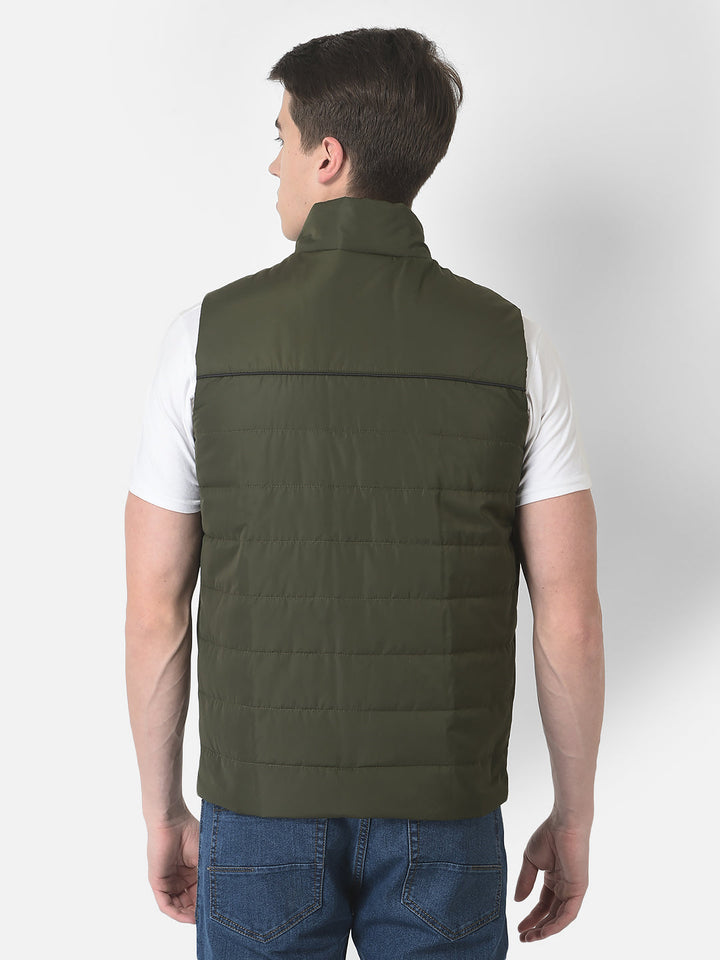  Olive Padded Gilet