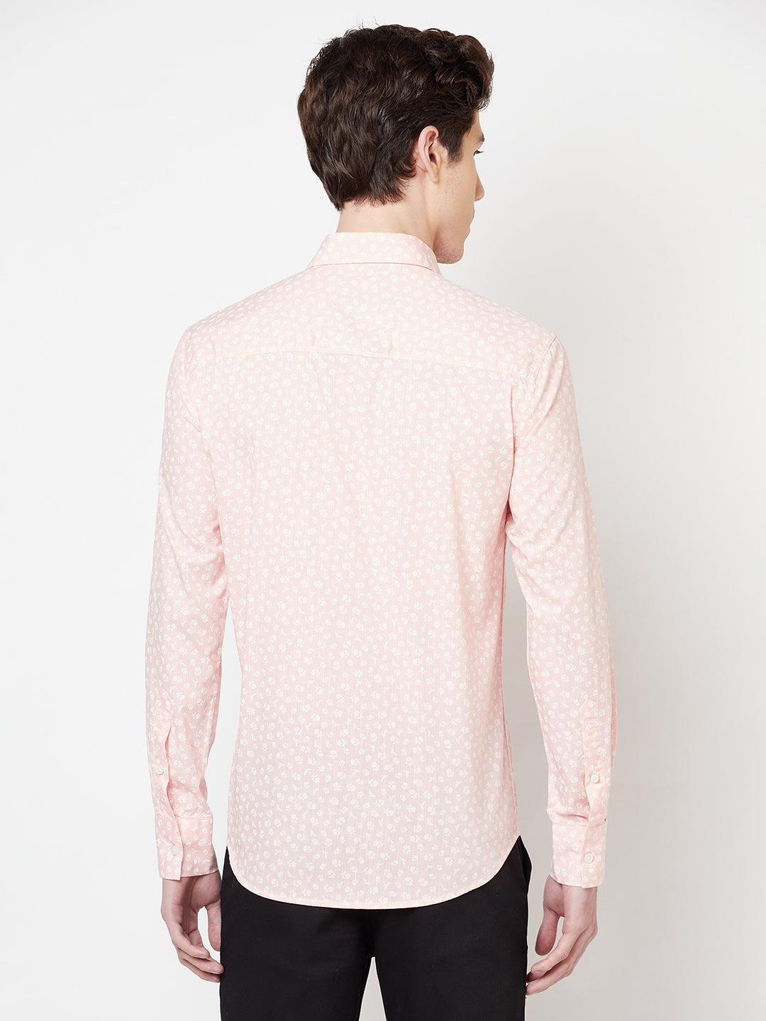 Pink Floral Shirt - Men Shirts