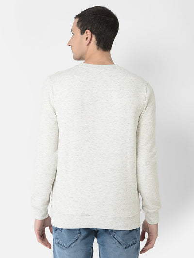  White Balance Checked Sweatshirt