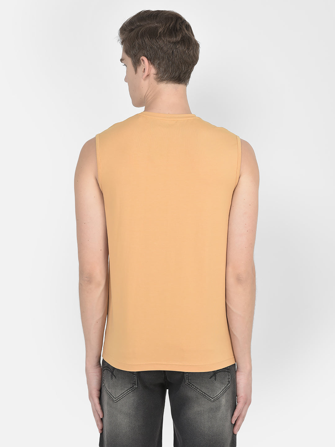  Mango Sorbet Typographic Tank T-Shirt