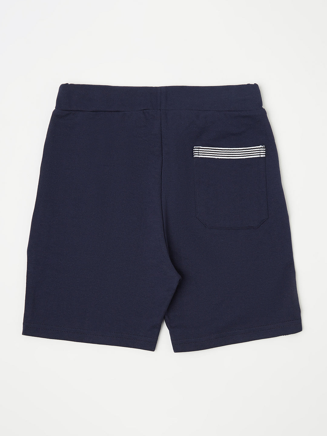 Navy Blue Typography Shorts - Boys Shorts