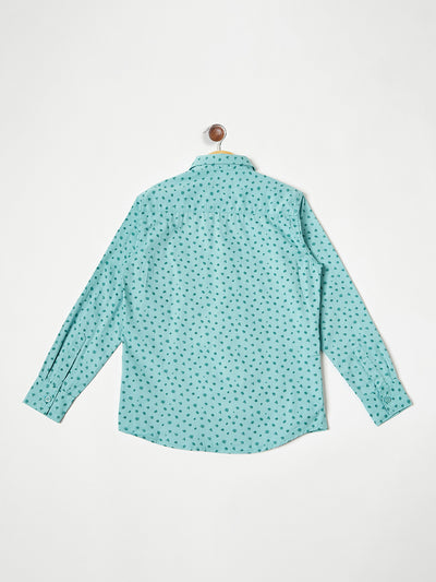 Blue Floral Shirt - Boys Shirts