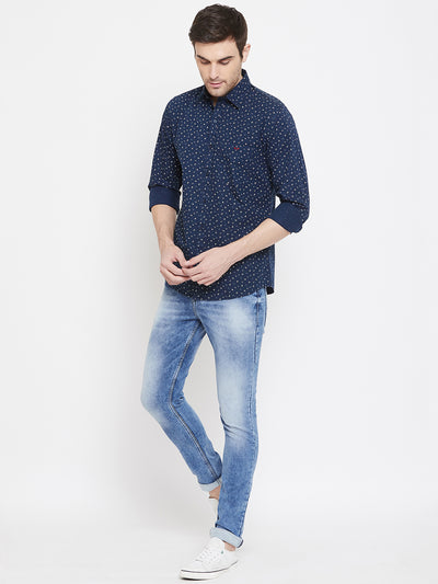 Blue Slim Fit Jeans - Men Jeans