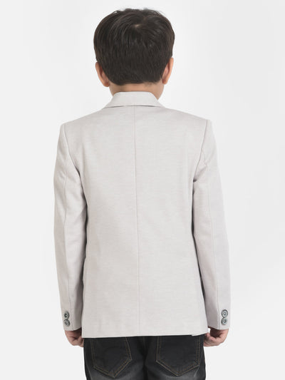 Grey Blazer with 3 Pocket Styling