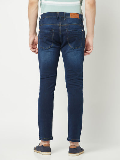  Navy Blue Light-Wash Jeans 